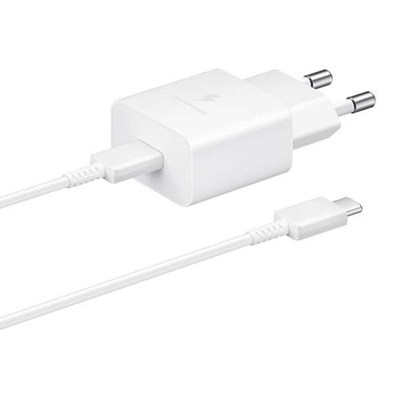 شارژر دیواری سامسونگ مدل EP-T1510XWEGWW به همراه کابل تبدیل USB-C