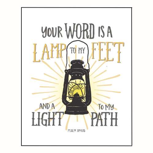 پوستر مدل کلمهٔ تو روشنایی برای مسیر من است  