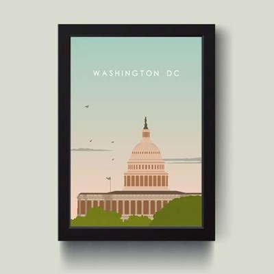 تابلو مدل واشنگتن Washington کد m2487-b