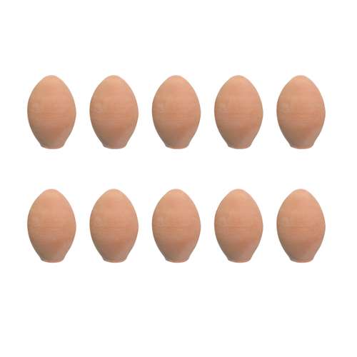 تخم مرغ سفالی خام کد T10 بسته 10 عددی