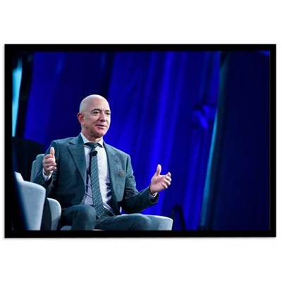 تابلو نوری بکلیت طرح جف بزوس jeff bezos مدل لایت باکس B-s1954