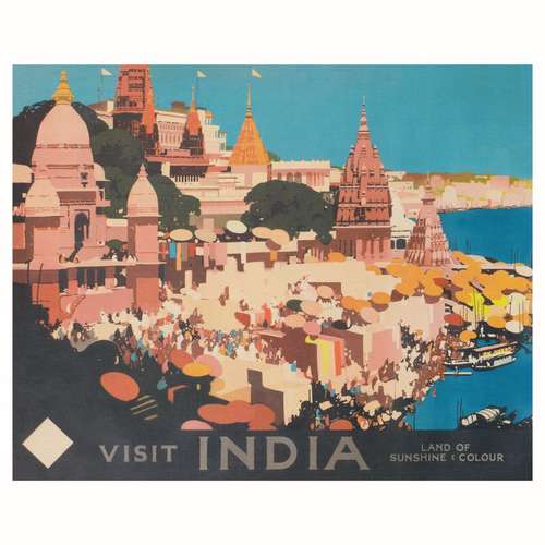 پوستر مدل بازدید از هند زیبا