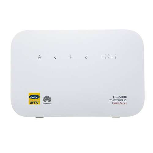 مودم 4G/TD-LTE ایرانسل مدل TF-i60 H1 به همراه سیم کارت TD-LTE و آی سیم ایرانسل و 20 گیگابایت اینترنت شش ماهه