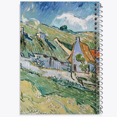 دفتر لیست خرید 50 برگ خندالو طرح کلبه ونسان ونگوگ (Van Gogh) کد 36785