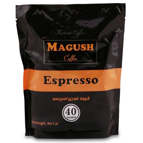 قهوه فوری اسپرسو ماگوش - 2 گرم بسته 40 عددی