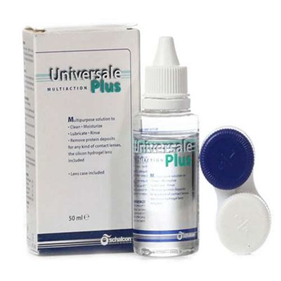 محلول شستشوی لنز شالکون مدل Universal Plus حجم 50 میلی لیتر