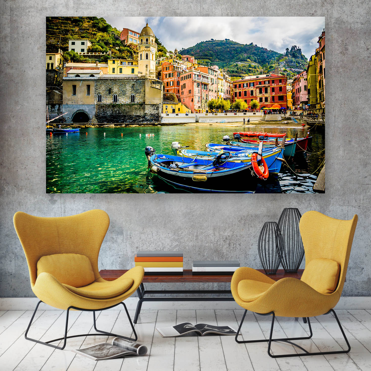 تابلو شاسی سری زیباترین عکس های جهان طرح مناظر دیدنی ایتالیا کد 443