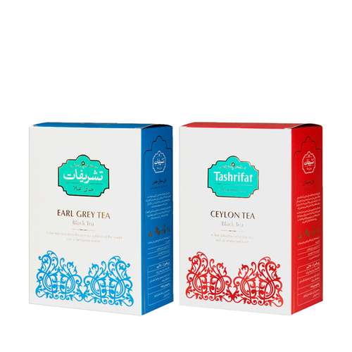 چای ارل گری تشریفات مقدار 450 گرم به همراه چای سیلان