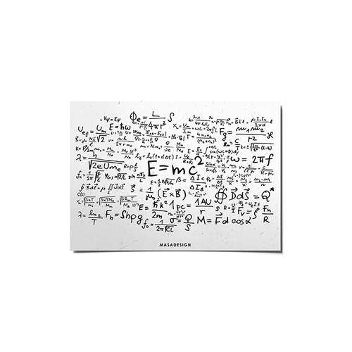کارت پستال ماسا دیزاین طرح آلبرت اینشتین کد POST183