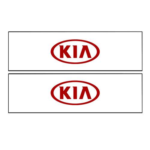 برچسب پا رکابی خودرو طرح KIA مدل TIG056 بسته ۲ عددی