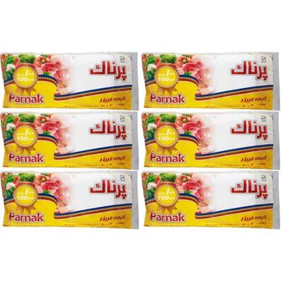 کیسه فریزر پرناک مدل P600 بسته 6 عددی