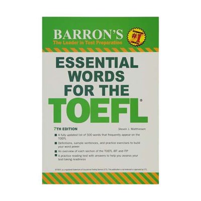 کتاب ESSENTIAL WORDS FOR THE TOEFL اثر Steven J.Matthiesen انتشارات BARRON S