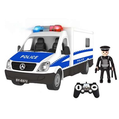 ماشین بازی کنترلی دابل ای مدل Mercedes Benz Sprinter Police Car