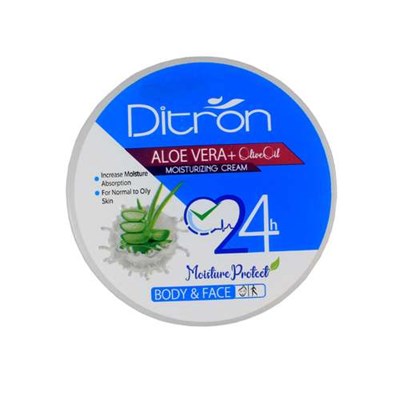 کرم مرطوب کننده دیترون مدل Aloe vera حجم 200 میلی لیتر