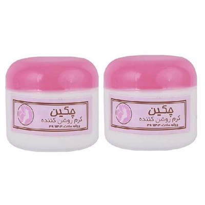 کرم روشن کننده چگین مدل p02 حجم 30 میلی لیتر مجموعه 2 عددی