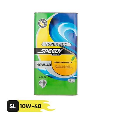 روغن موتور اسپیدی مدل SUPER ECO 10W-40 حجم 5 لیتر