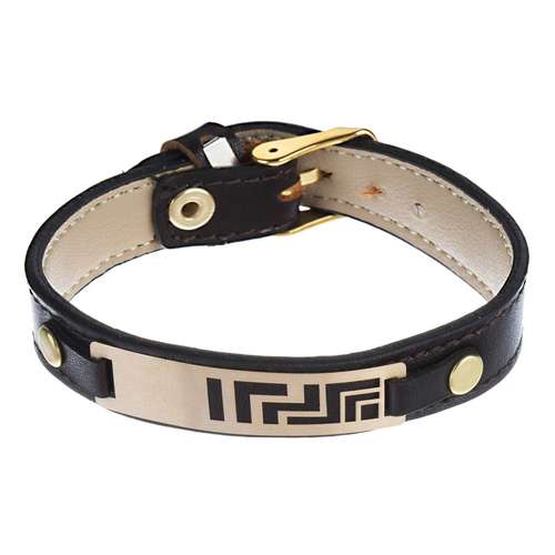 دستبند طلای 18 عیار مردانه ماهک مدل MB0668