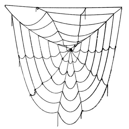 شبکه تار عنکبوت اسباب بازی مدل Black Window Giant Spider Web 5 Feet