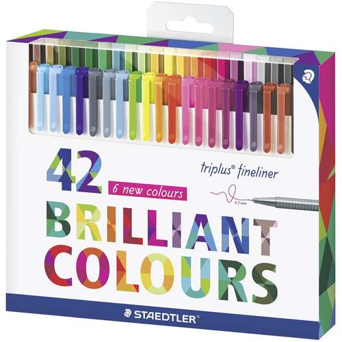روان نویس 42 رنگ استدلر مدل Triplus Fineliner Brilliant Colours