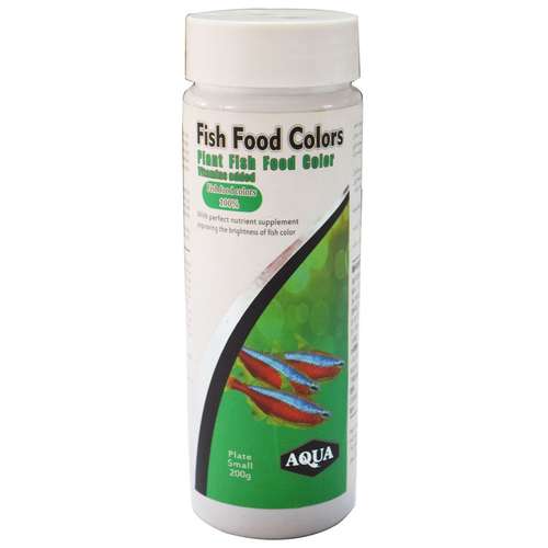 غذای آکوا مدل رنگدانه ماهی های آکواریوم های گیاهی - حجم 200 گرمی