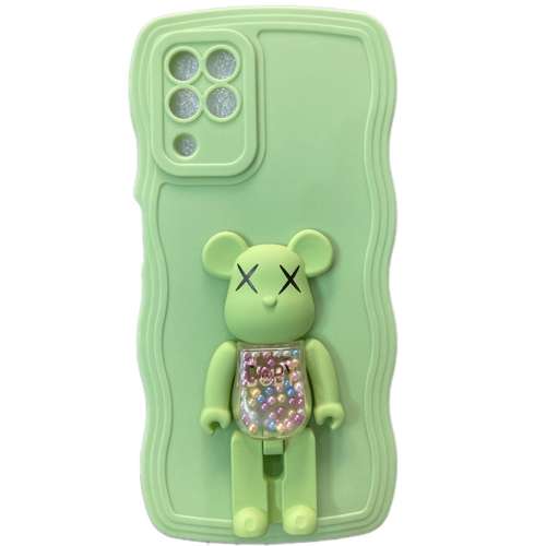 کاور مدل عروسکی -A22 طرح خرس فضایی مناسب برای گوشی موبایل سامسونگ Galaxy A22 4G