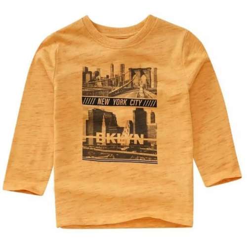تی شرت آستین بلند پسرانه توپولینو مدل 127223 نیویورک رنگ زرد