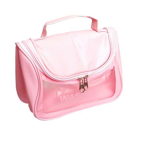 کیف لوازم آرایش زنانه واش بگ طرح چمدان ضد آب مدل BUYOT-149