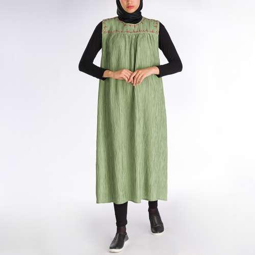 پیراهن زنانه دیجی استایل اسنشیال مدل sbp-07 رنگ سبز