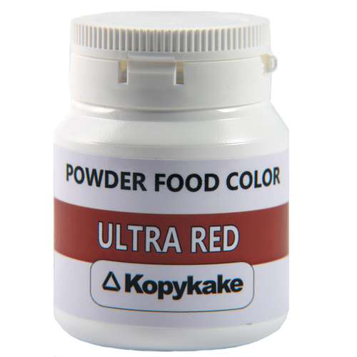 رنگ خوراکی پودری محلول در آب قرمز قرمز کپی کیک - 25 گرم