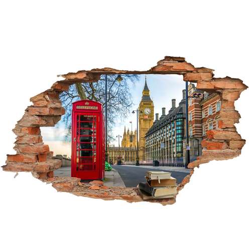 استیکر سه بعدی ژیوار طرح خیابانهای لندن