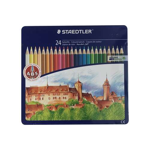 مداد رنگی 24 رنگ استدلر کد 024