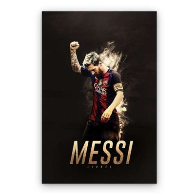 تابلو شاسی گالری دیکوماس طرح لیونل مسی کد Messi DMS-T123    