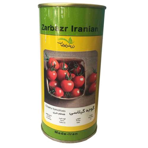 بذر گوجه گیلاسی زر بذر ایرانیان قوطی ۵۰ عددی کد GH50A-18
