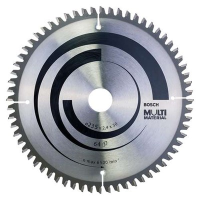  تیغ اره دیسکی بوش دل مولتی متریال 235MM-64T