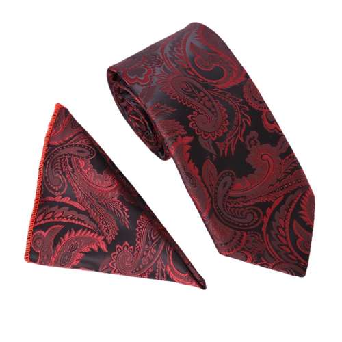 ست کراوات و دستمال جیب مردانه نسن مدل ZM700