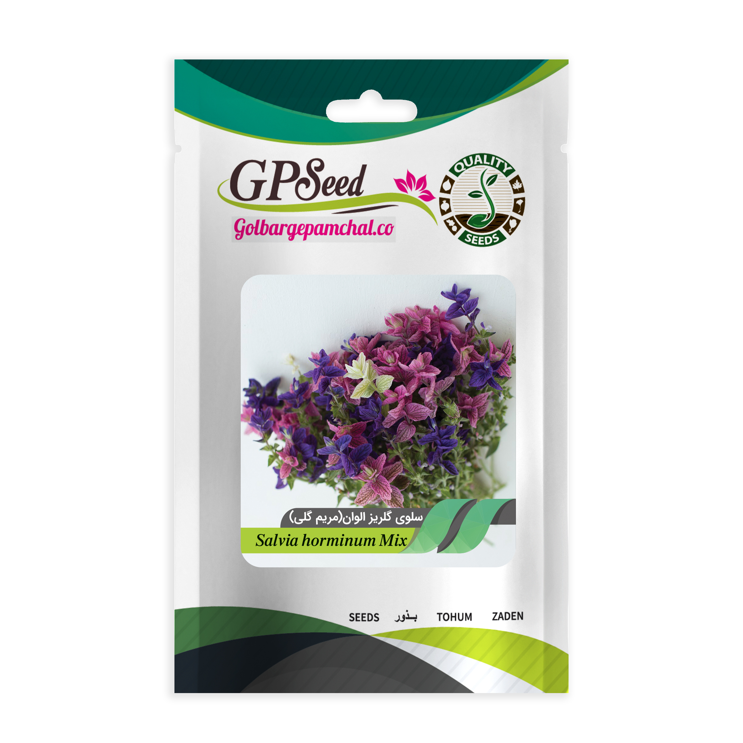 بذر گل سلوی گلریز الوان مریم گلی گلبرگ پامچال کد GPF-055