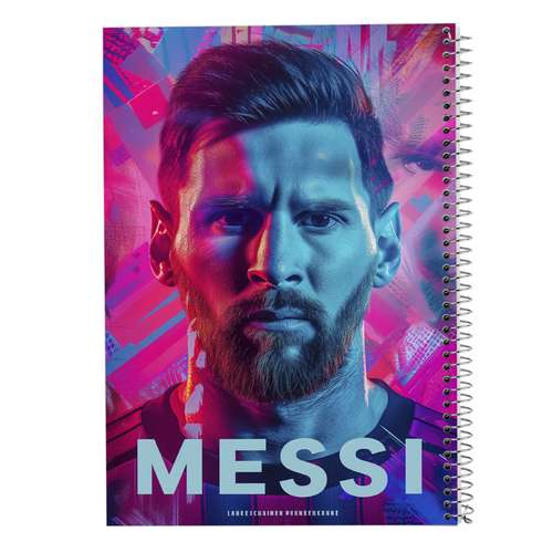 دفتر لیست خرید 50 برگ مدوپد مدل مسی messi کد DF14069