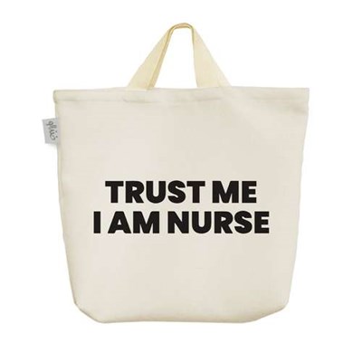 ساک خرید خندالو مدل Trust Me I Am Nurse کد 6543