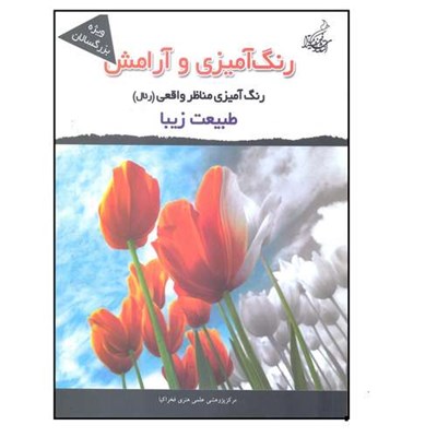 کتاب رنگ آمیزی و آرامش رنگ آمیزی مناظر واقعی ( رئال ) ماندلا و آرامش اثر جمعی از نویسندگان نشر فخراکیا