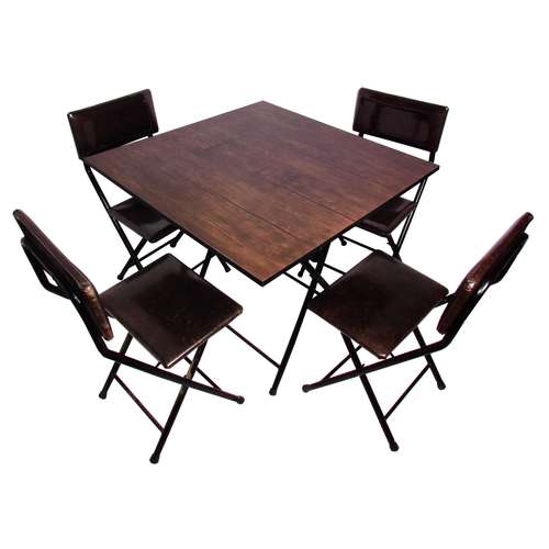 میز و صندلی غذا خوری میزیمو مدل تاشو کد 8301