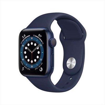 کارکرده - ساعت هوشمند اپل واچ سری 6 مدل 40mm Aluminum Case with  Sport silicone Band