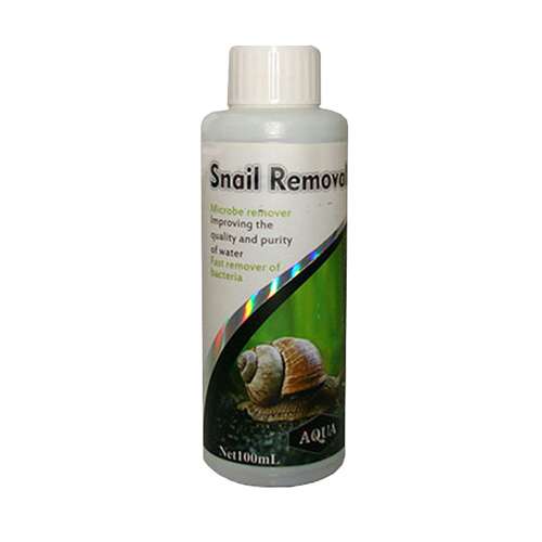 داروی ضد حلزون آبزیان آکوا مدل Snail Removal حجم 100 میلی لیتر