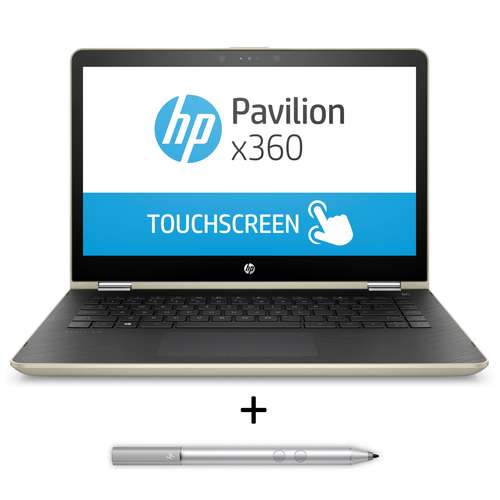 لپ تاپ 14 اینچی اچ پی مدل Pavilion x360 - 14-ba105 - A به همراه قلم نوری