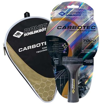 راکت پینگ پنگ دونیک مدل Carbotec 7000 به همراه کاور