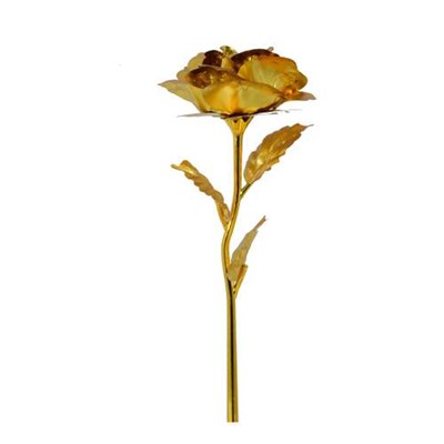 شاخه گل رز طلایی مدل Golden Rose 05