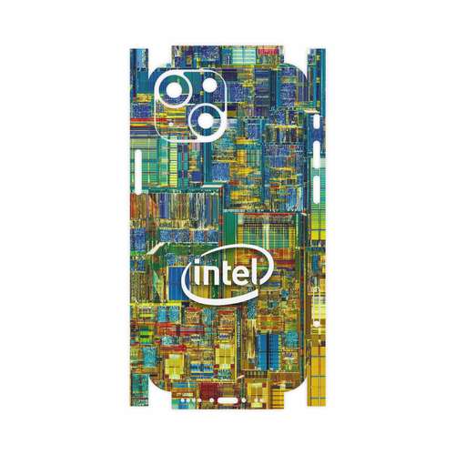 برچسب پوششی ماهوت مدل Intel-Brand-FullSkin مناسب برای گوشی موبایل اپل iPhone 13 Mini