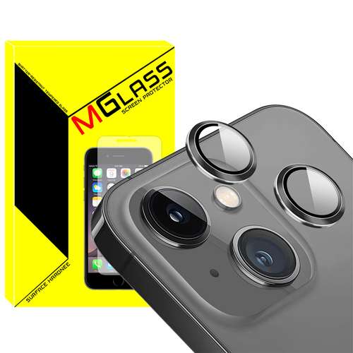 محافظ لنز دوربین ام‌گلس مدل Ring Metal مناسب برای گوشی موبایل اپل Iphone 13 / 13 Mini