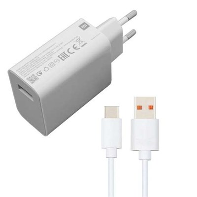 شارژر دیواری  مدل POCO X3 PRO به همراه کابل تبدیل USB-C