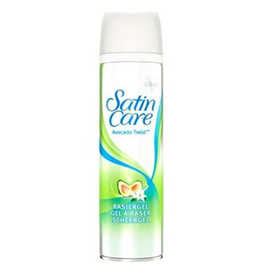 ژل اصلاح ژیلت سری Satin Care مدل Avocado twist حجم 200 میلی لیتر 