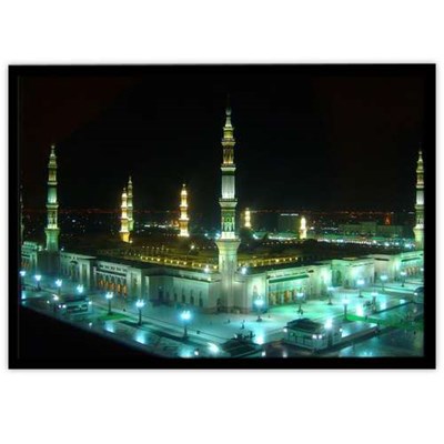تابلو نوری بکلیت طرح مذهبی مسجد النبی مدل B-9123